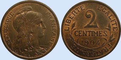 2 Centimes DANIEL-DUPUIS